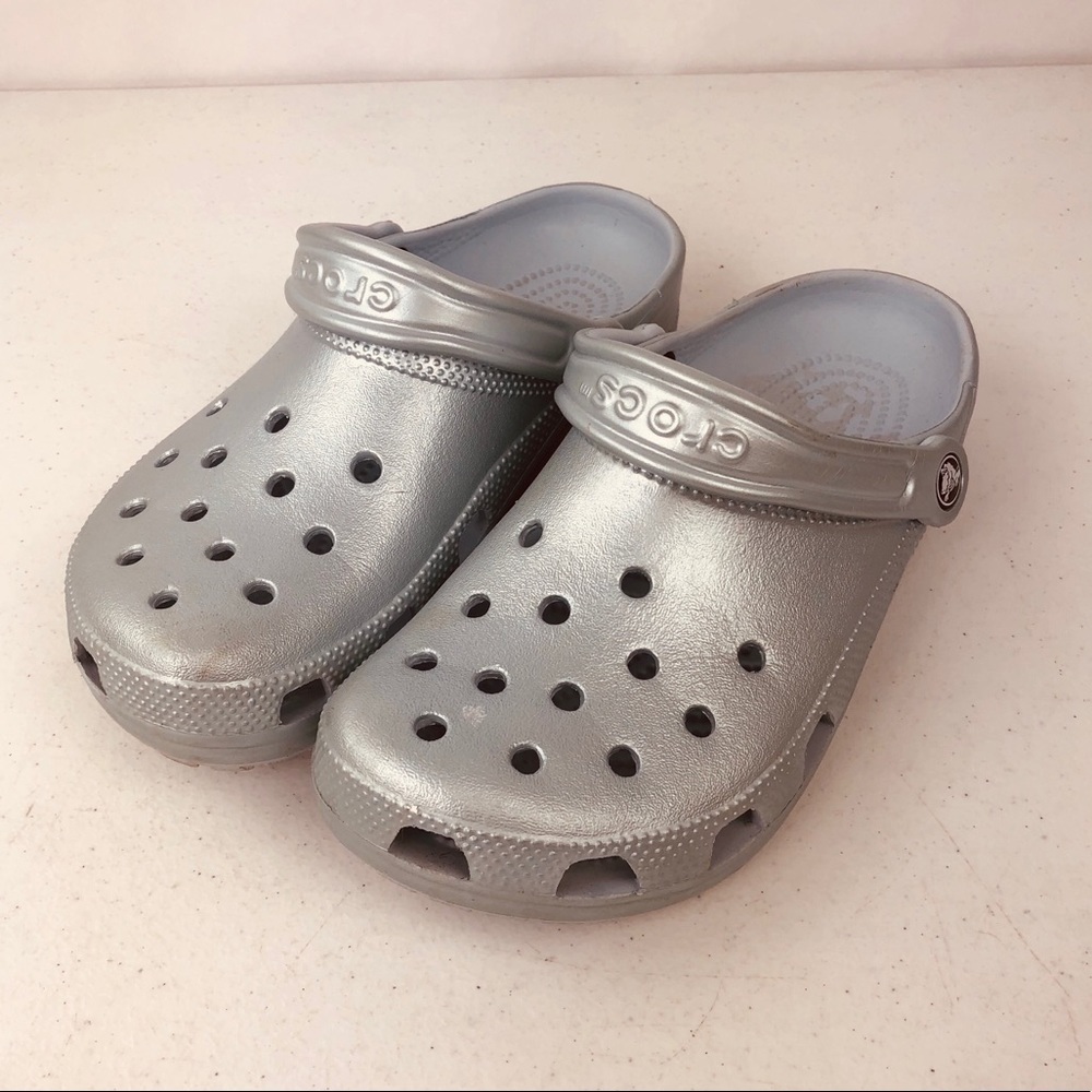 Blue irredentist crocs- only worn a few times